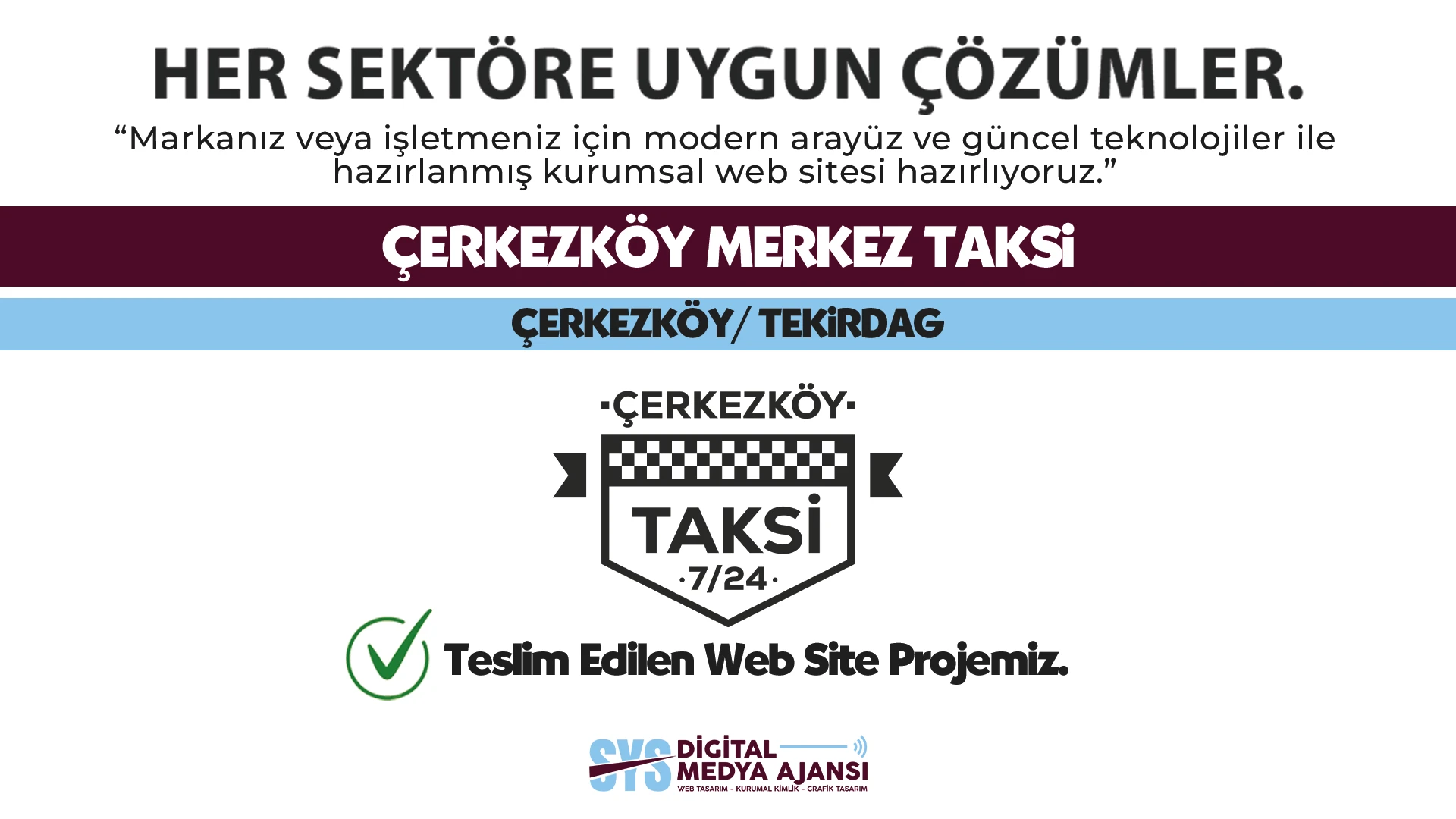 Çerkezköy Merkez Taksi