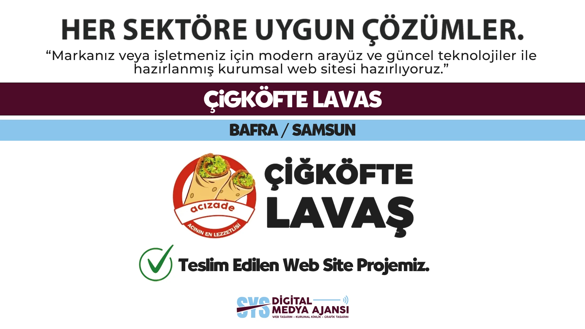 Çiğköfte Lavaş