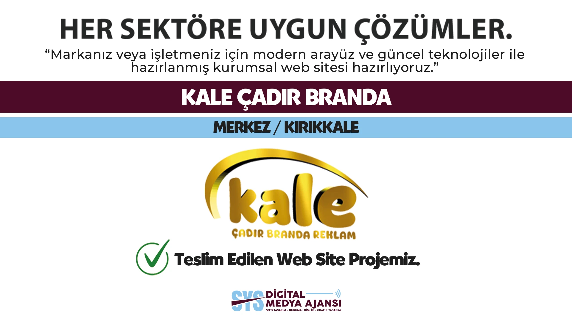 Kale Çadır Branda