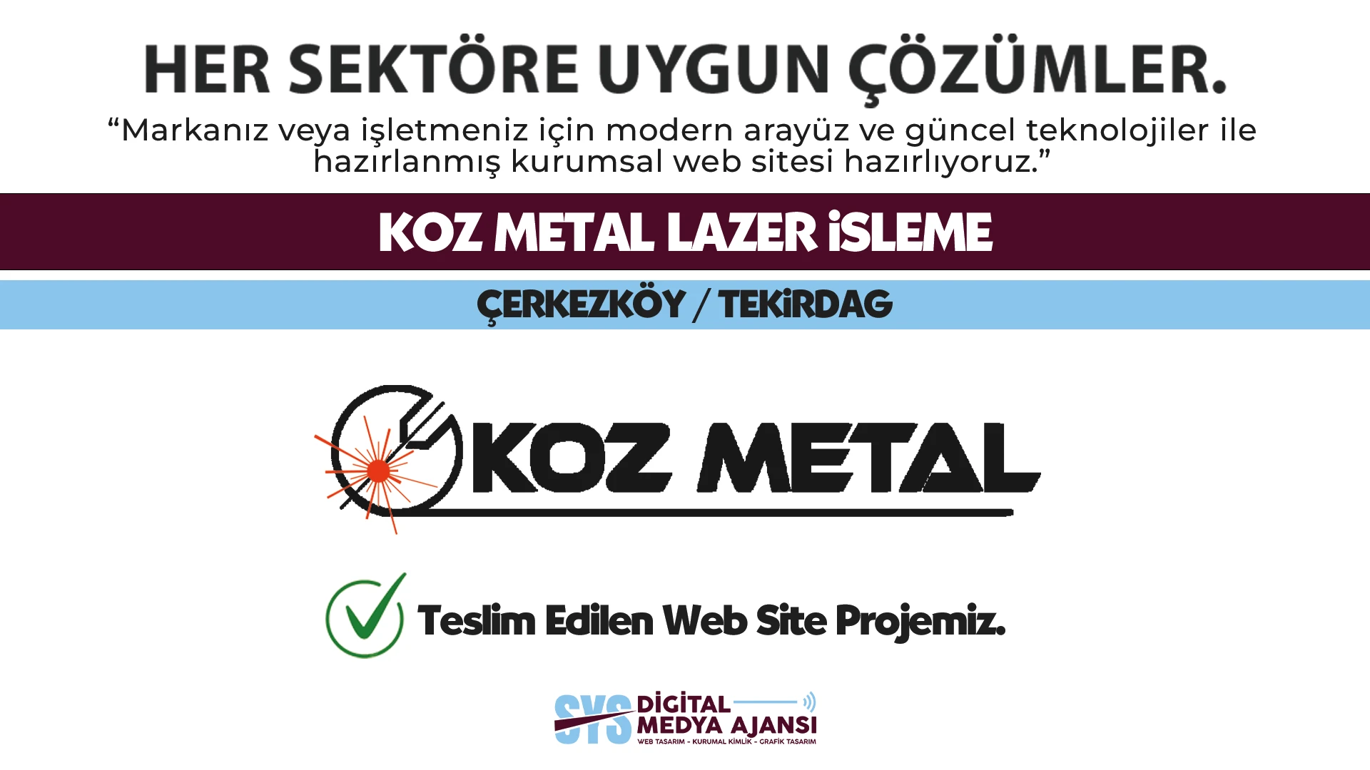 Koz Metal Lazer İşleme