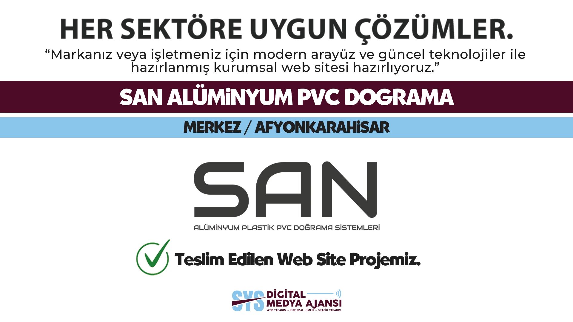 San Alüminyum PVC