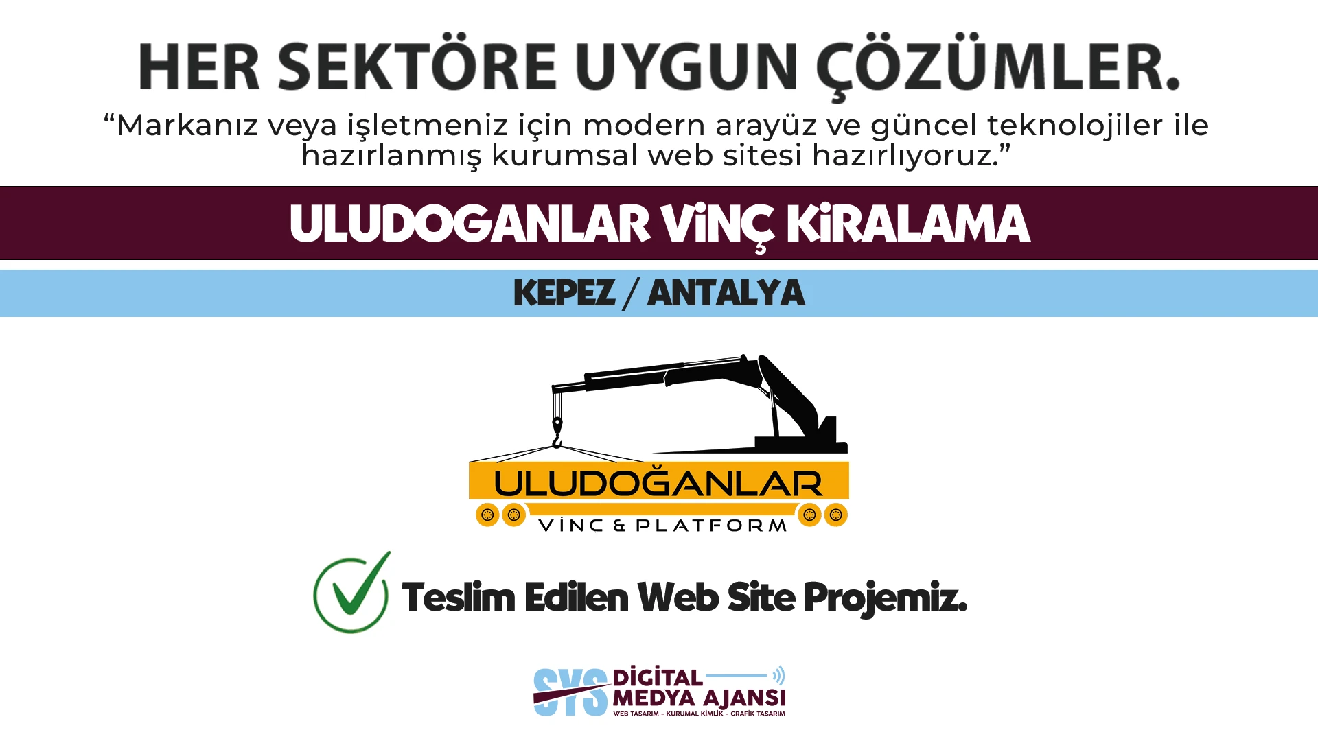Uludoğanlar Vinç & Platform
