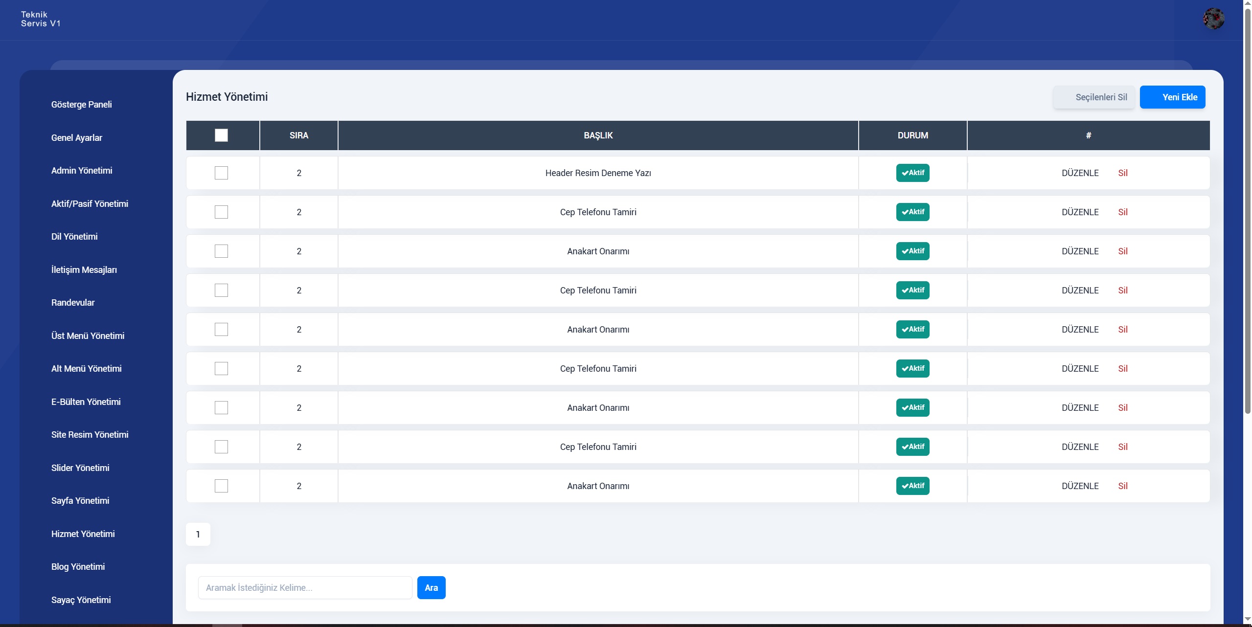 Hastane, Klinik ve Diş Merkezi Scripti